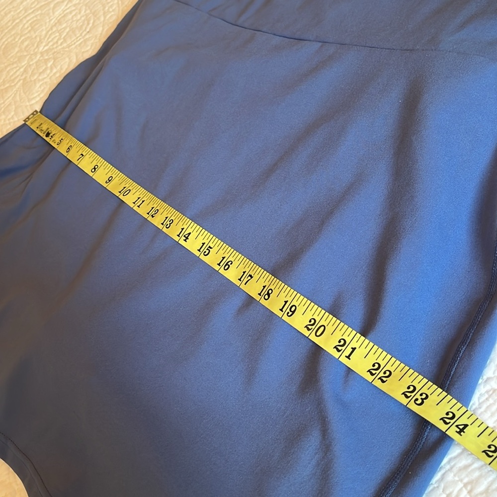 NWT Elle Sport Tank Dress Sleeveless Women’s XXL Blue Active Swim Stretchy Beach - Picture 15 of 17